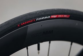 Sagan fährt S-Works Turbo Rapidair Reifen