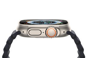 Das Gehäuse der Apple Watch Ultra besteht aus Titan gepaart mit Saphirglas.
