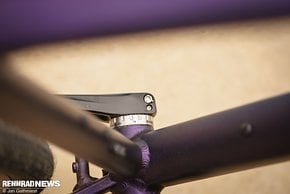 Als einziges Gravel Bike im Test besitzt das Bergamont ein sorgloses BSA-Tretlager.