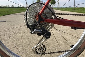 Wildsau Reiter kommt nichts ans Rad, was zum Fahren geladen werden muss.