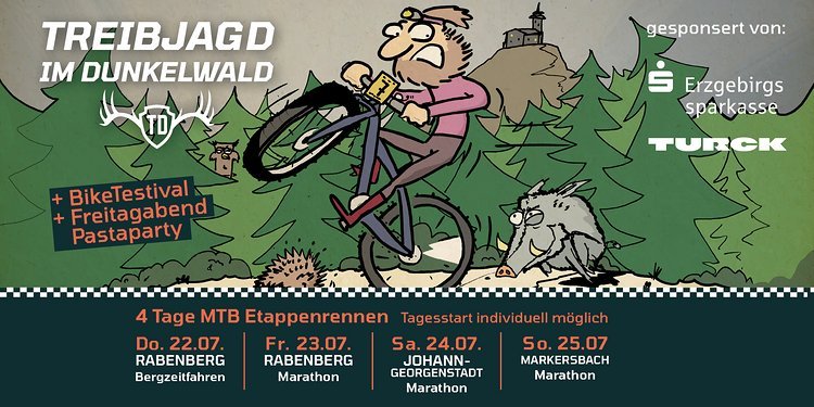 Treibjagd im Dunkelwald – Das MTB-Etappenrennen im Erzgebirge