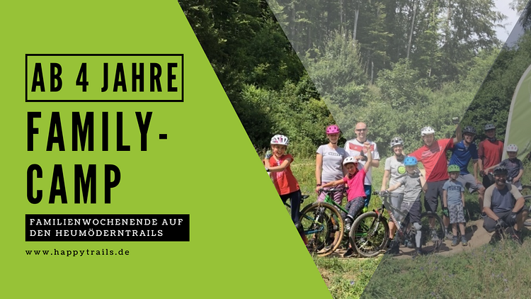 HappyTrails: Mountainbike Family Camp auf den HeumödernTrails (2 1/2 Tage)
