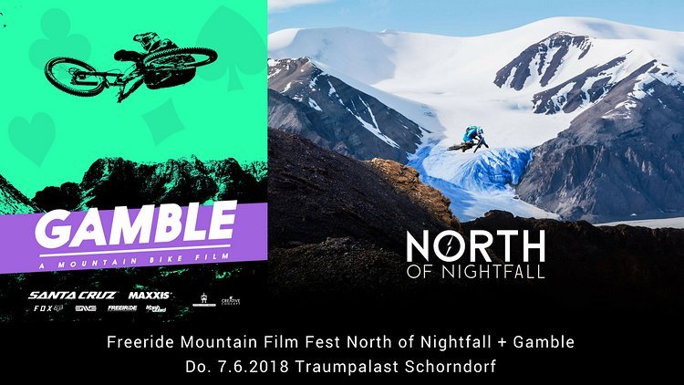 Freeride Mountain Film Fest – Europapremiere ‚North of Nightfall‘ & Screening ‚Gamble Film‘
