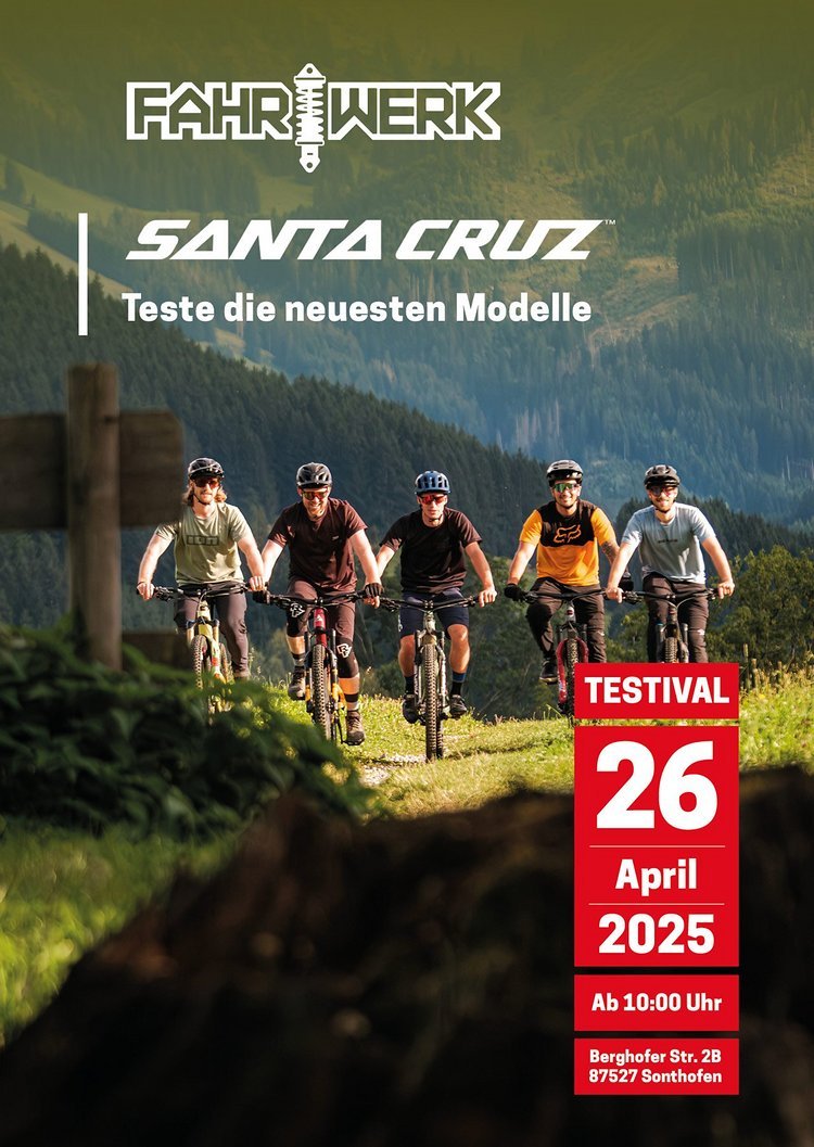 Testival – Teste aktuelle Modelle von Santa Cruz